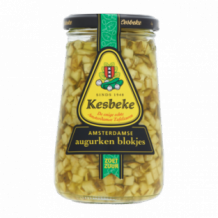 Kesbeke Sweet & Sour Amsterdam Augurken Cubes (495 gr.)