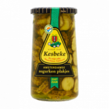 Kesbeke Sweet & Sour Amsterdam Gherkin Slices (675 gr.)