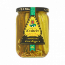 Kesbeke Sweet & Sour Amsterdam Gherkin Strips (520 gr.)