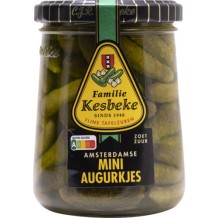 Kesbeke Amsterdamse Kleine Augurkjes Zoetzuur (235 gr.)