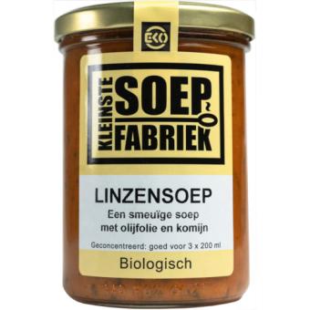 Kleinste Soepfabriek Organic Lentil Soup (400 ml.)
