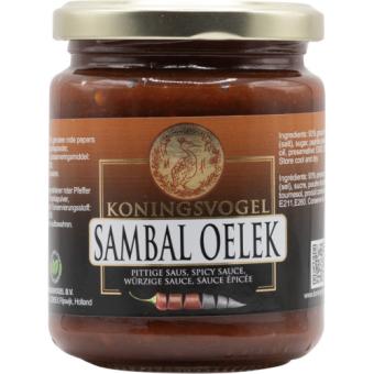 Koningsvogel Sambal Oelek (270 gr.)