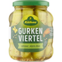 Kühne Gurken Viertel (330 gr.)