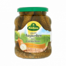 Kühne Kleine Augurken Zoet (330 gr.)