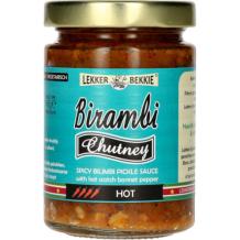 Lekker Bekkie Birambi Chutney Hot Small (145 ml.)