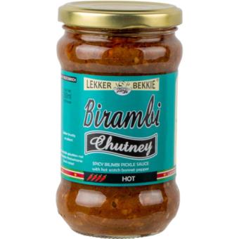 Lekker Bekkie Birambi Chutney Hot (290 ml.)
