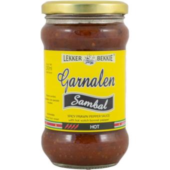 Lekker Bekkie Garnalen Sambal Hot (290 ml.)