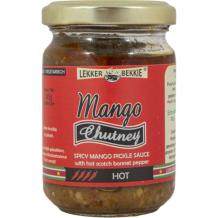 Lekker Bekkie Mango Chutney Hot Small (145 gr.)