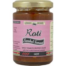 Lekker Bekkie Roti Sambal Tomato Hot Small (145 gr.)