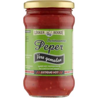 Lekker Bekkie Surinamese Grinded Peppers (290 ml.)