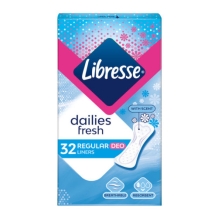 Libresse Dailies fresh Sanitary Pads Regular (32 pieces)