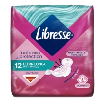 Libresse Ultra Long Wing Sanitary Pads (12 pieces)