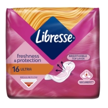 Libresse Ultra Normal Sanitary Pads (16 pieces)