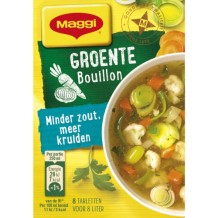 Maggi Groentebouillon Blokjes Minder  Zout