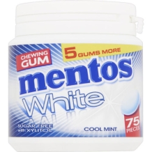Mentos Chewing Gum White Cool Mint (75 pieces)