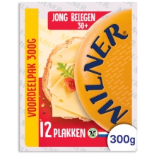 Milner 30+ Semi-Matured Kaas Slices (300 gr.)