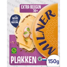 Milner 30+ Extra Gerijpte Kaas Plakken (150 gr.)