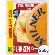 Milner 30+ Licht Gerijpte Kaas Plakken (250 gr.)