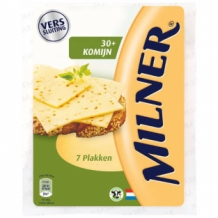 Milner 30+ Semi-Matured Cumin Cheese slices (175 gr.)