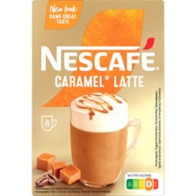 Nescafé Caramel Latte Oploskoffie (8 stuks)