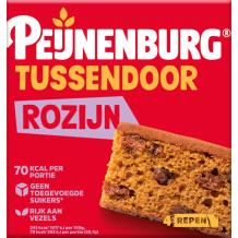 Peijnenburg Tussendoor Bars Raisins (4 pieces)