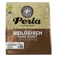 Perla Biologisch Dark Roast Koffiepads (36 stuks)