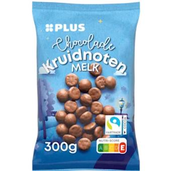 Plus Chocolade Kruidnoten Melk Fairtrade (300 gr.)