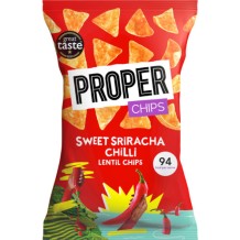 Proper Lentil Chips Sweet Sriracha Chilli (85 gr.)