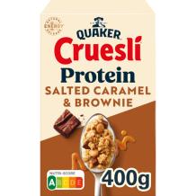 Quaker Cruesli Protein Salted Caramel & Brownie (400 gr.)