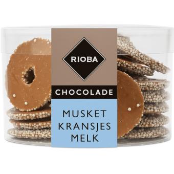 Rioba Milk Chocolate Christmas Wreaths Musket Sprinkles (500 gr.)
