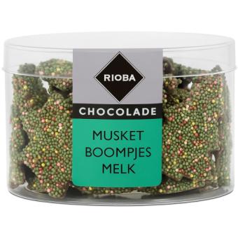 Rioba Melkchocolade Kerstboompjes Musket (275 gr.)