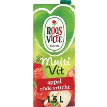 Roosvicee Multivit Appel Rode Vrucht (1,5 liter)