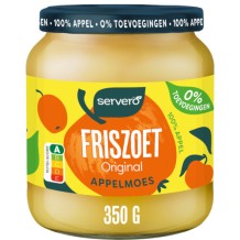 Servero Appelmoes Biologisch Friszoet 100% Appel (350 gr.)
