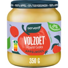 Servero Appelmoes Biologisch Volzoet 100% Appel (350 gr.)