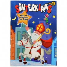 Sinterklaas Kleur en Spelletjesboek met Stickers