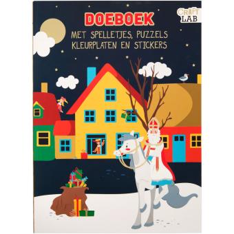 Sinterklaas Activity Book with Games, Puzzles, Coloring Pages and Stickers