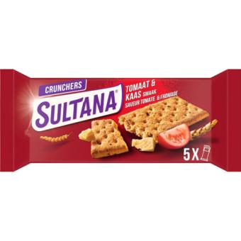 Sultana Crunchers Cheese Tomato (5 x 3 pieces)