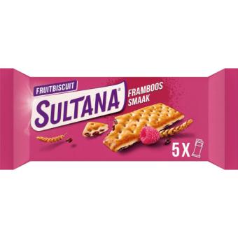 Sultana Fruit Biscuit Raspberry (5 x 3 pieces)