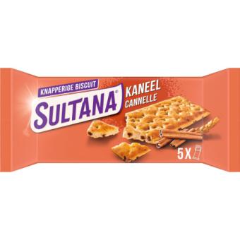 Sultana Knapperige Biscuit Kaneel (5 x 3 stuks)