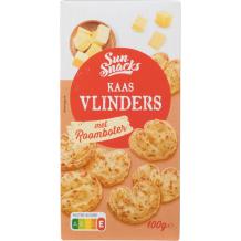 Sun Snacks Roomboter Kaasvlinders (100 gr.)