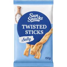 Sun Snacks Twisted Sticks Salty (150 gr.)