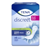 TENA Discreet Maxi Incontinence Pads (6 pieces)