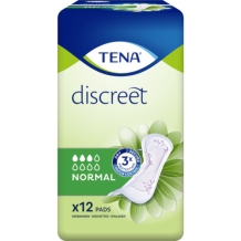 TENA Discreet Normal Incontinence Pads  (12 pieces)