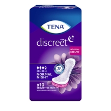 TENA Discreet Normal Night Incontinence Pads (10 pieces)