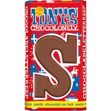 Tony's Chocolonely Letter Bar Milk A-Z (180 gr.)