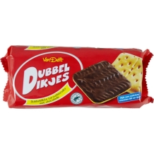 Van Delft Dubbeldikjes Dark Chocolate (295 gr.)