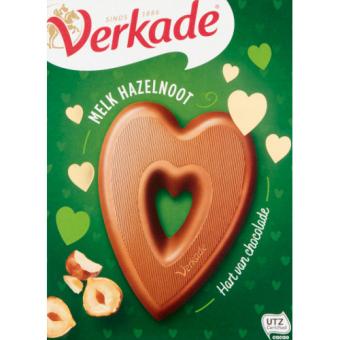 Verkade Milk Chocolate Hazelnut Heart (135 gr.)