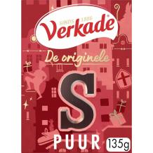 Verkade Chocoladeletter Puur 