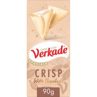 Verkade Specials Chocoladereep Wit Crisp (90 gr.)
