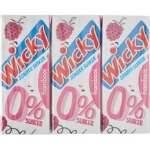 Wicky Framboos Zonder Suiker (6 x 200 ml.)